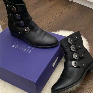 Stuart Weitzman Leather Booties